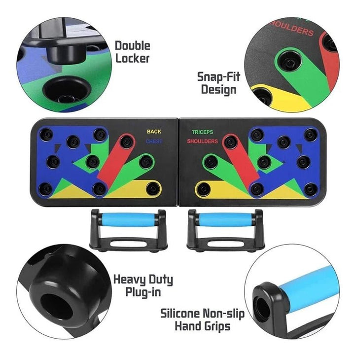 Pllakashop™ 9 in 1 Push Up Board - Pllaka Shop#