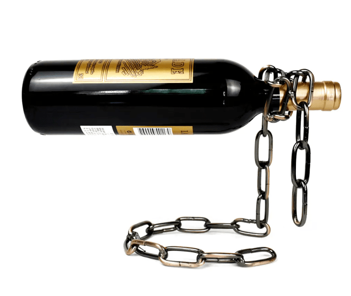 Pllakashop™ Magic Iron Chain Wine Bottle Holder - Pllaka Shop#