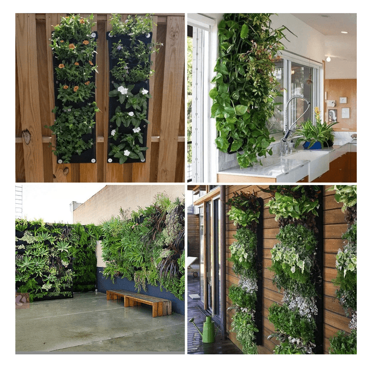 Pllakashop™ Vertical Hanging Garden Flower Pots - Pllaka Shop#