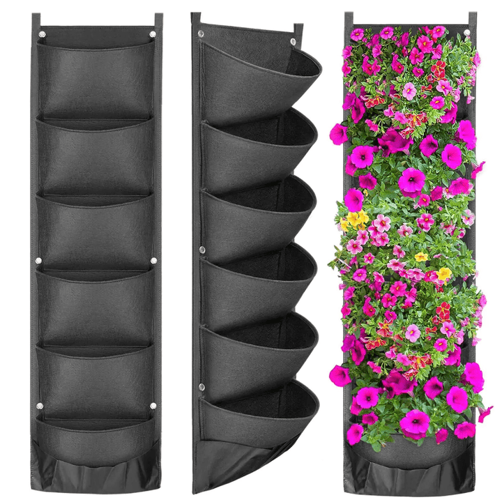 Pllakashop™ Vertical Hanging Garden Flower Pots - Pllaka Shop#